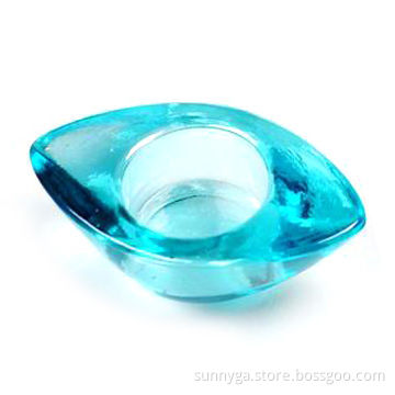 Spindle Type Glass Candle Holder, Made of Crystal, Various Logos Available, for Promotion